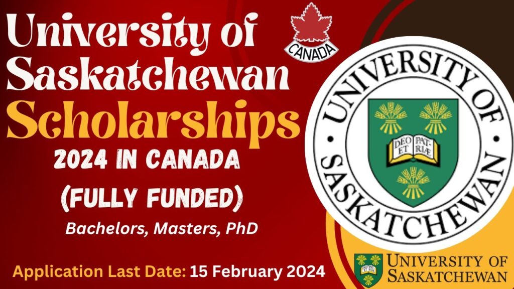 University of Saskatchewan Scholarships 2024 in Canada