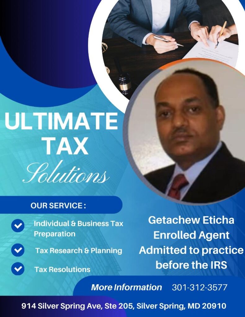 Ultimate Tax Solutions – ለተሟላ የግብር እና የፋይናንስ ምክር አገልግሎት