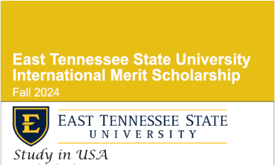 East Tennessee State University Merit Scholarship In USA 2025