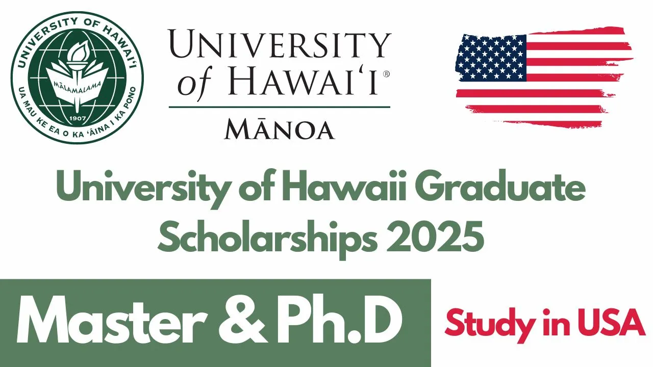 University of Hawaii Graduate Scholarships 2025 in United States