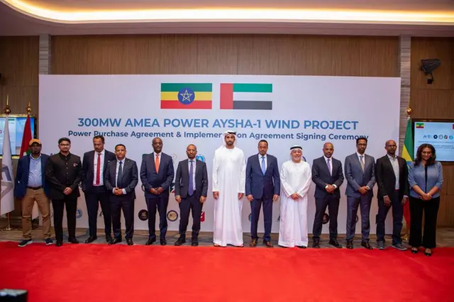 UAE’s AMEA Power signs PPA for 300MW wind project in Ethiopia