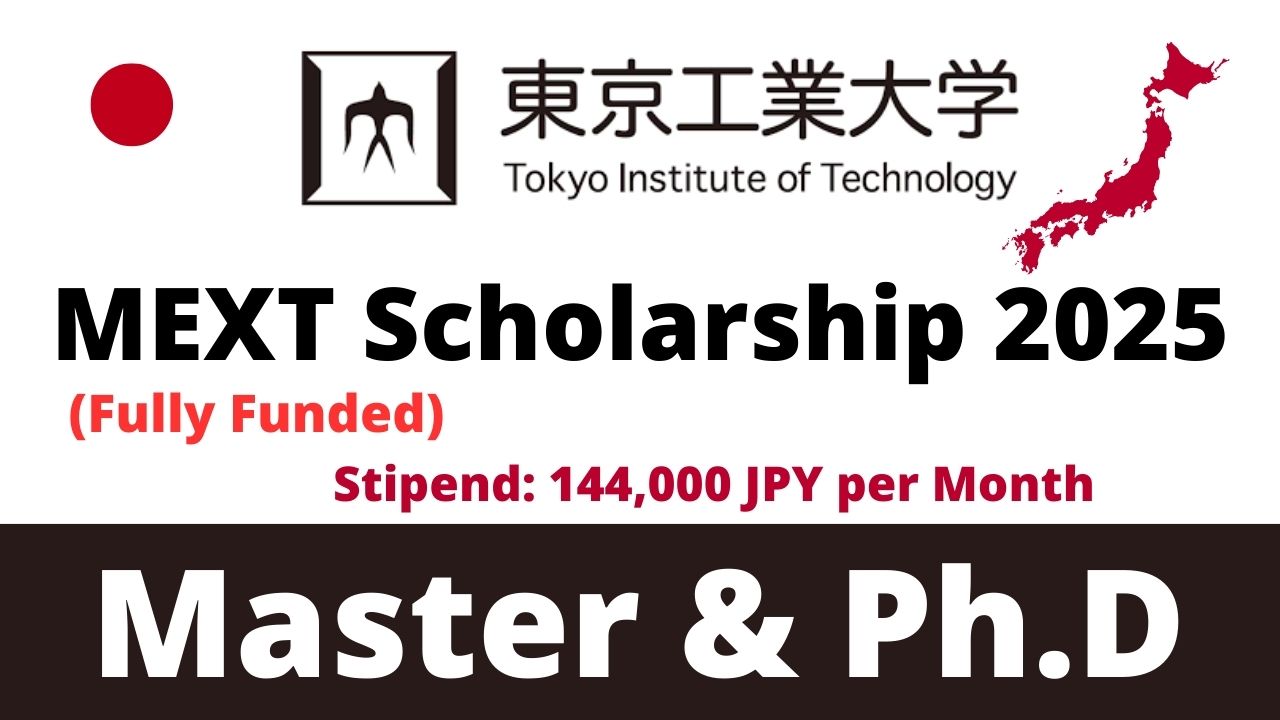 Titech MEXT Scholarship 2025 in Japan