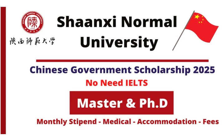 Shaanxi Normal University (SNUU) CSC Scholarship 2025