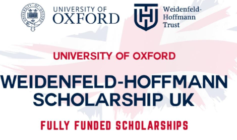 Weidenfeld Hoffmann Scholarships 2025 at Oxford University