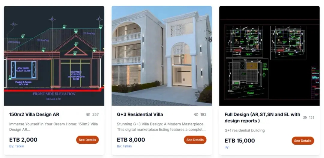 This Ethiopian Online Platform Offers Building Designs for Sale